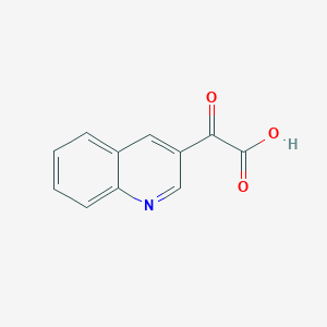 2-Oxo-2-(quinolin-3-yl)acetic acid