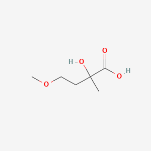 molecular formula C6H12O4 B15309845 2-Hydroxy-4-methoxy-2-methylbutanoic acid 