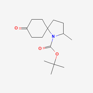 Tert-butyl2-methyl-8-oxo-1-azaspiro[4.5]decane-1-carboxylate