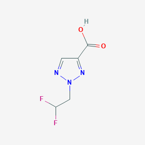 2-(2,2-difluoroethyl)-2H-1,2,3-triazole-4-carboxylic acid