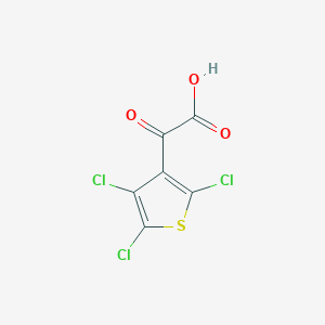 2-Oxo-2-(trichlorothiophen-3-yl)aceticacid