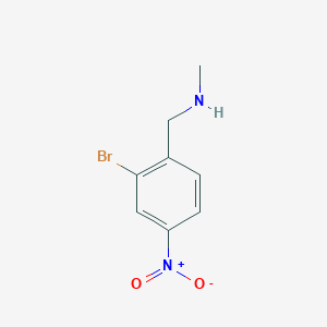 1-(2-bromo-4-nitrophenyl)-N-methylmethanamine