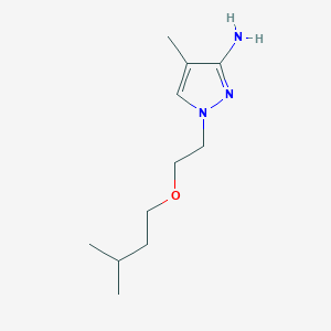 1-(2-(Isopentyloxy)ethyl)-4-methyl-1h-pyrazol-3-amine