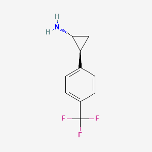 2alpha-[4-(Trifluoromethyl)phenyl]cyclopropane-1beta-amine