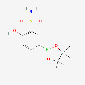 2-Hydroxy-5-(4,4,5,5-tetramethyl-1,3,2-dioxaborolan-2-YL)benzenesulfonamide