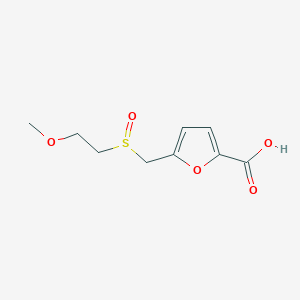 5-(((2-Methoxyethyl)sulfinyl)methyl)furan-2-carboxylic acid