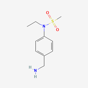 n-(4-(Aminomethyl)phenyl)-N-ethylmethanesulfonamide