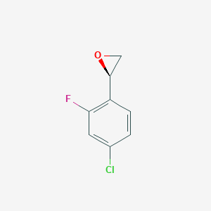 (S)-2-(4-Chloro-2-fluorophenyl)oxirane