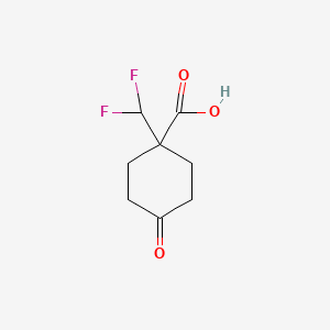 1-(Difluoromethyl)-4-oxocyclohexane-1-carboxylic acid