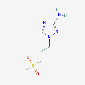 1-(3-(Methylsulfonyl)propyl)-1h-1,2,4-triazol-3-amine