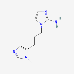 1-[3-(1-methyl-1H-imidazol-5-yl)propyl]-1H-imidazol-2-amine