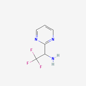 2,2,2-Trifluoro-1-(pyrimidin-2-yl)ethan-1-amine