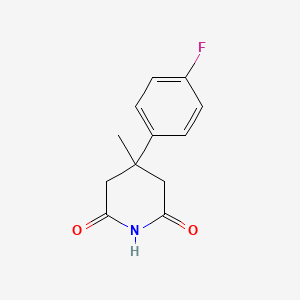 4-(4-Fluorophenyl)-4-methylpiperidine-2,6-dione