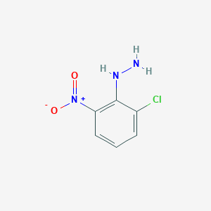 molecular formula C6H6ClN3O2 B15310074 (2-Chloro-6-nitrophenyl)hydrazine 