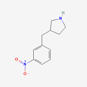 3-[(3-nitrophenyl)methyl]Pyrrolidine