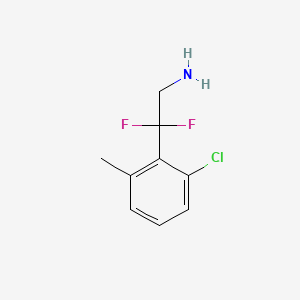 2-(2-Chloro-6-methylphenyl)-2,2-difluoroethan-1-amine