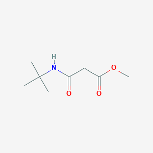 molecular formula C8H15NO3 B15310181 Methyl2-(tert-butylcarbamoyl)acetate 