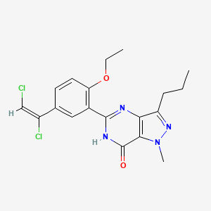 molecular formula C19H20Cl2N4O2 B1531020 (E)-Dichlorodenafil CAS No. 1469486-82-5