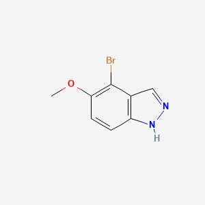 molecular formula C8H7BrN2O B1531023 4-溴-5-甲氧基-1H-吲唑 CAS No. 1192004-62-8
