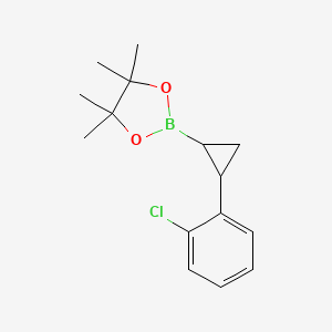 2-(2-(2-Chlorophenyl)cyclopropyl)-4,4,5,5-tetramethyl-1,3,2-dioxaborolane