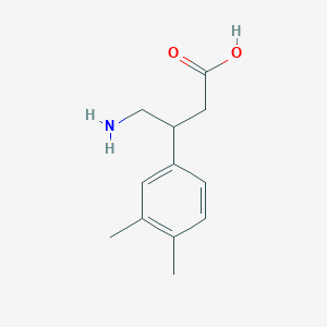 4-Amino-3-(3,4-dimethylphenyl)butanoic acid