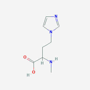 4-(1h-Imidazol-1-yl)-2-(methylamino)butanoic acid