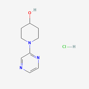 1-(Pyrazin-2-yl)piperidin-4-olhydrochloride