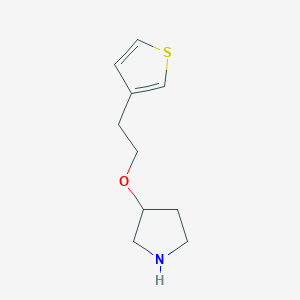 3-(2-(Thiophen-3-yl)ethoxy)pyrrolidine