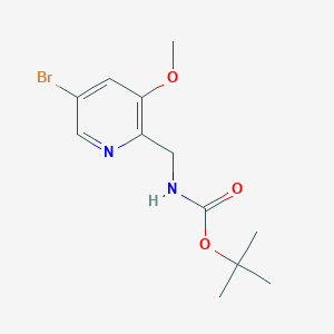 molecular formula C12H17BrN2O3 B1531034 Tert-butyl (5-bromo-3-methoxypyridin-2-YL)-methylcarbamate CAS No. 1138443-96-5