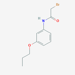 molecular formula C11H14BrNO2 B1531042 2-Bromo-N-(3-propoxyphenyl)acetamide CAS No. 1138442-32-6