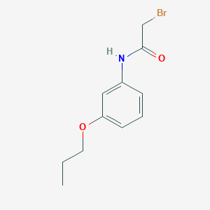 2-Bromo-N-(3-propoxyphenyl)acetamide