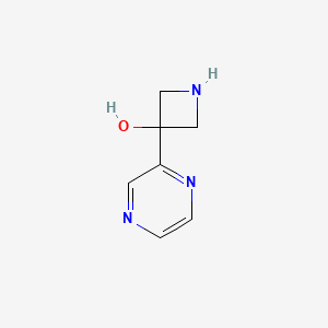 3-(Pyrazin-2-yl)azetidin-3-ol