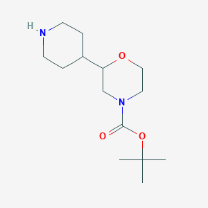 Tert-butyl 2-(piperidin-4-yl)morpholine-4-carboxylate