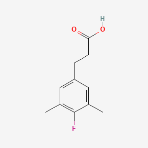 molecular formula C11H13FO2 B1531048 3-(4-氟-3,5-二甲苯基)丙酸 CAS No. 1017779-63-3
