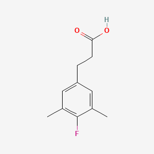 molecular formula C11H13FO2 B1531048 3-(4-フルオロ-3,5-ジメチルフェニル)プロピオン酸 CAS No. 1017779-63-3