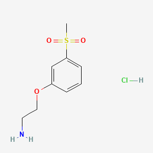 2-(3-Methanesulfonylphenoxy)ethan-1-aminehydrochloride