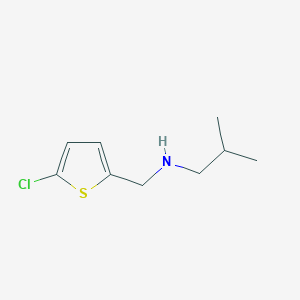 [(5-Chlorothiophen-2-yl)methyl](2-methylpropyl)amine