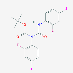 Tert-butyl 2-fluoro-4-iodophenyl(2-fluoro-4-iodophenylcarbamoyl)carbamate