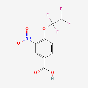 3-Nitro-4-(1,1,2,2-tetrafluoroethoxy)benzoicacid