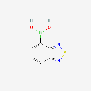 molecular formula C6H5BN2O2S B1531055 2,1,3-Benzothiadiazol-4-ylboronic acid CAS No. 499769-94-7