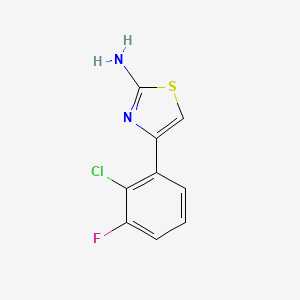 4-(2-Chloro-3-fluorophenyl)-1,3-thiazol-2-amine