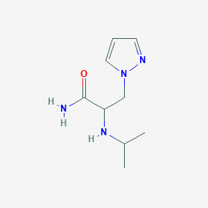 2-(Isopropylamino)-3-(1h-pyrazol-1-yl)propanamide