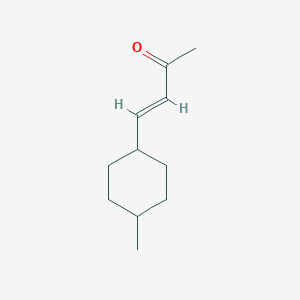 molecular formula C11H18O B15310604 4-(4-Methylcyclohexyl)but-3-en-2-one 