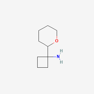 1-(Oxan-2-yl)cyclobutan-1-amine