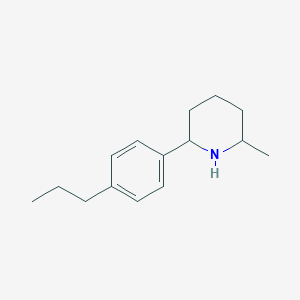 2-Methyl-6-(4-propylphenyl)piperidine