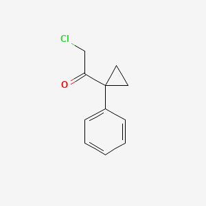 2-Chloro-1-(1-phenylcyclopropyl)ethan-1-one