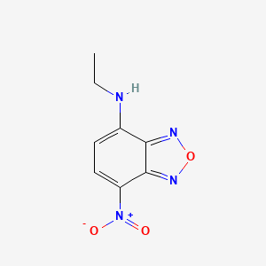 molecular formula C8H8N4O3 B15310676 N-ethyl-7-nitrobenzo[c][1,2,5]oxadiazol-4-amine 