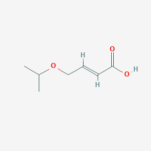 molecular formula C7H12O3 B15310712 4-Isopropoxybut-2-enoic acid 