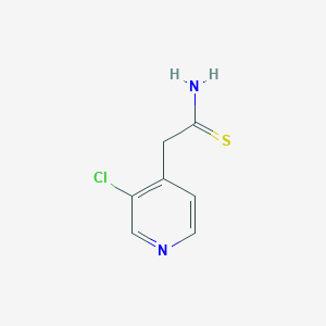 2-(3-Chloropyridin-4-yl)ethanethioamide