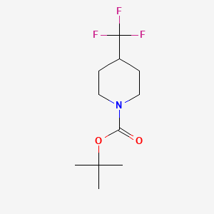 molecular formula C11H18F3NO2 B1531075 Tert-butyl 4-(trifluoromethyl)piperidine-1-carboxylate CAS No. 623165-99-1